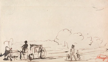 Carriage on Country Road